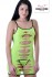 Sexy šaty s průstřihy Neon Lime - Zelená